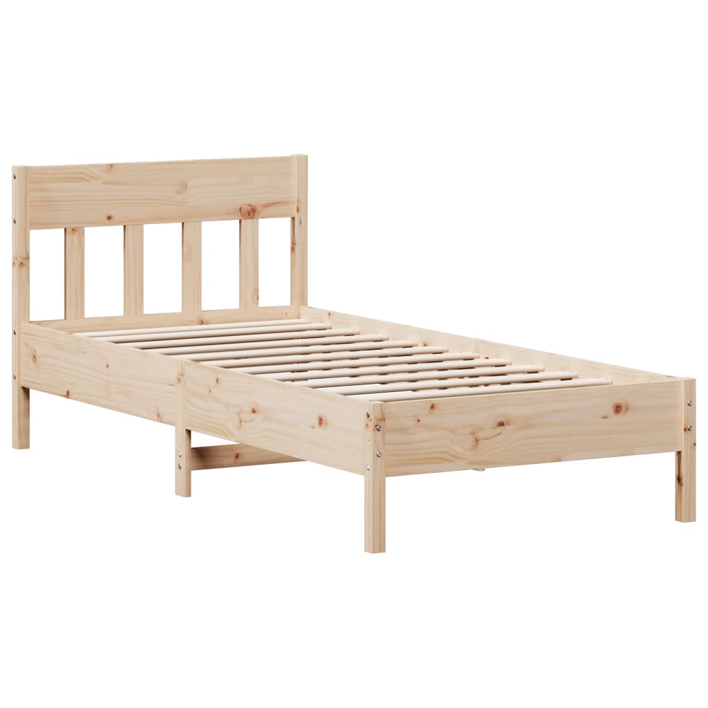 Okvir kreveta bez madraca 90 x 190 cm od masivne borovine