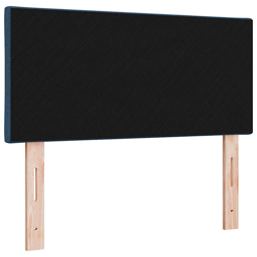 LED glava kreveta Plava 90 cm tkanina