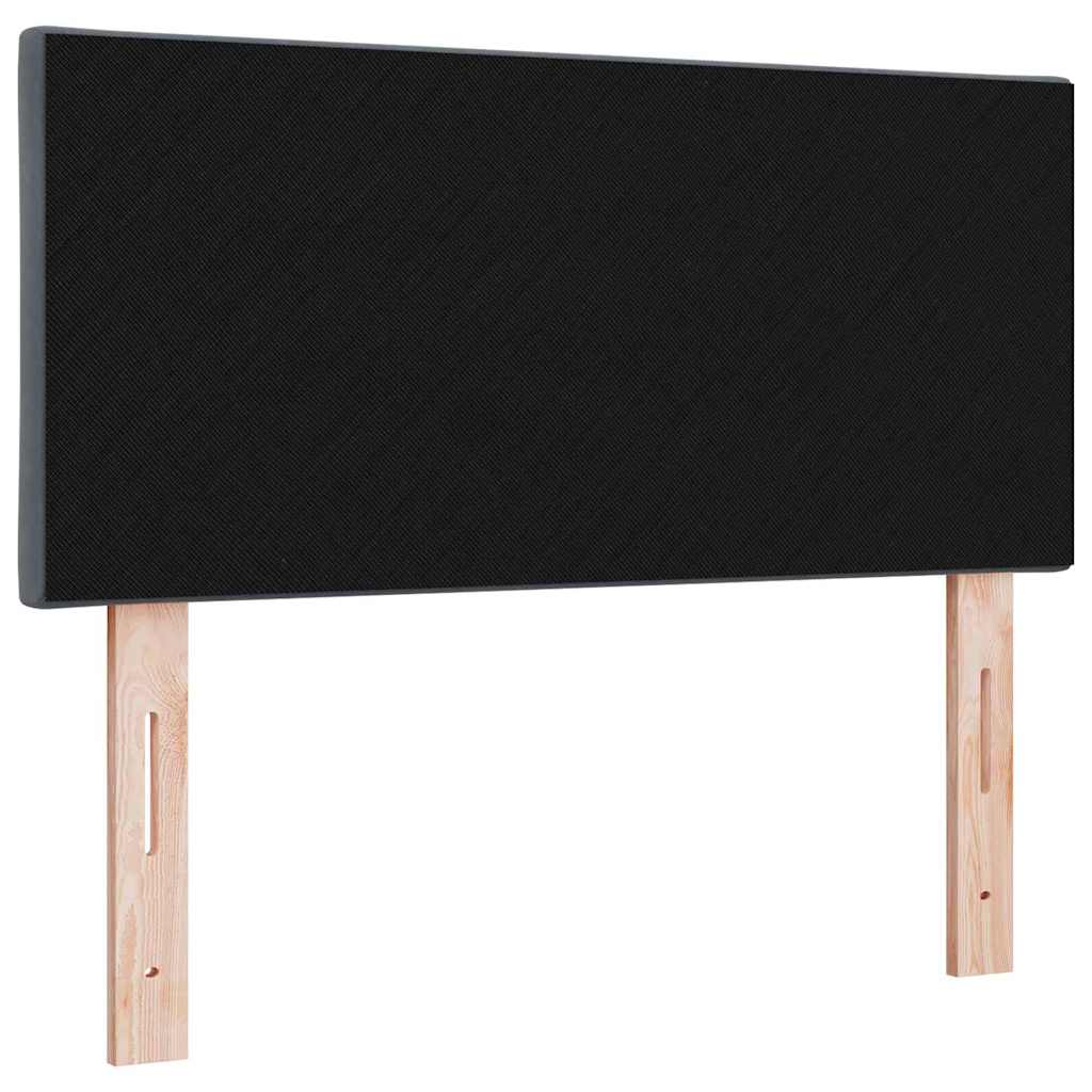 LED glava kreveta Tamno siva 100 cm Baršun