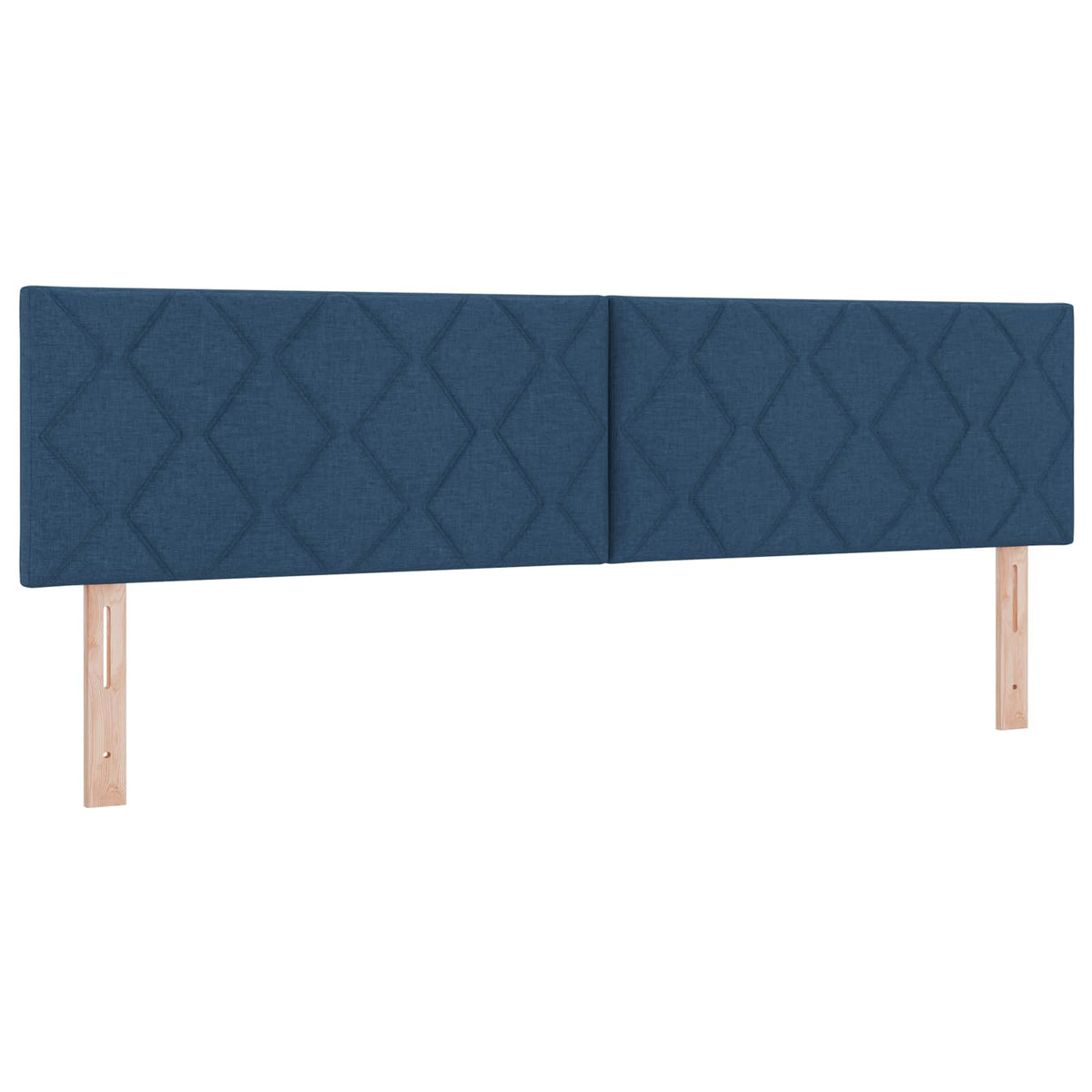 LED glava kreveta Plava 180 cm tkanina