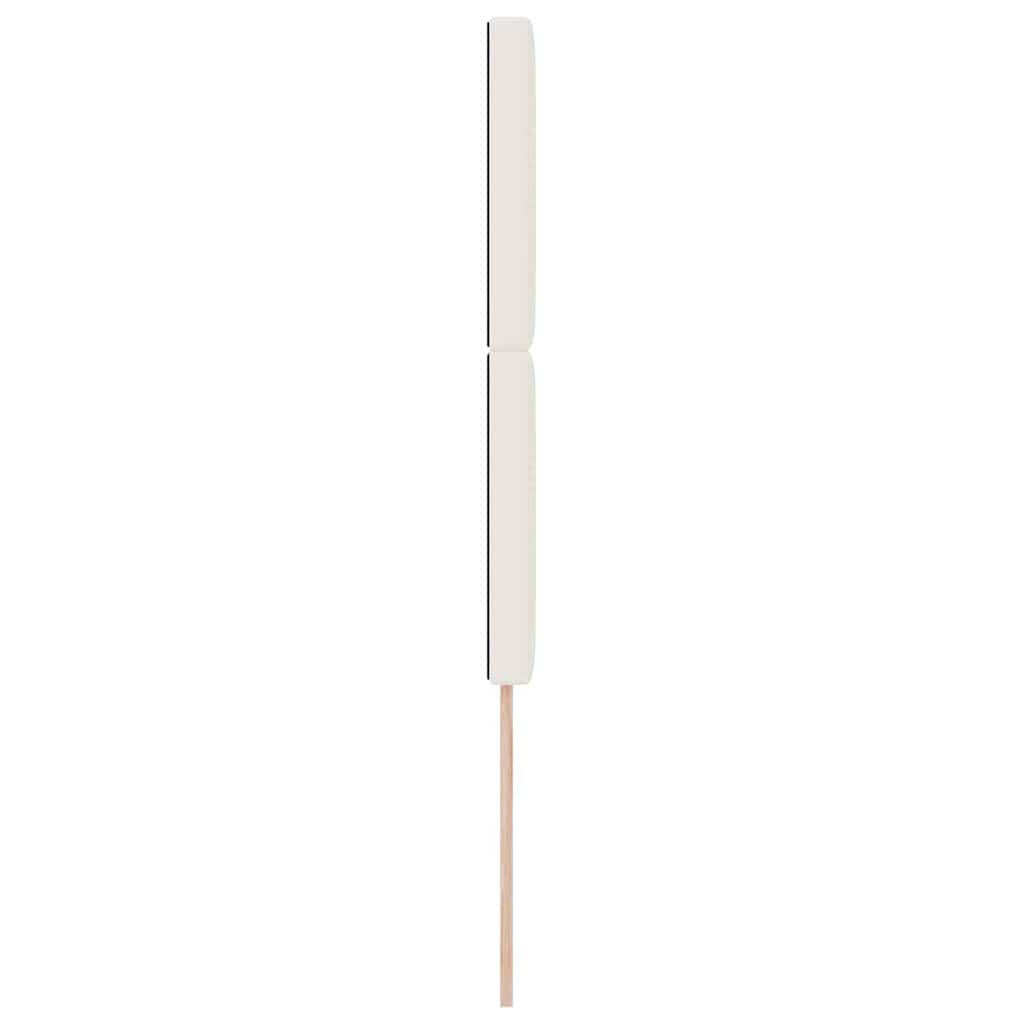 LED glava kreveta s LED trakama Krema 90 cm Kordura tekstil