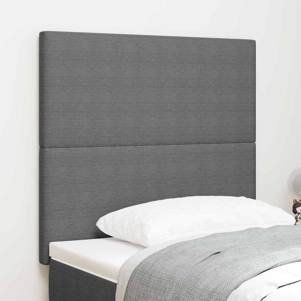 LED glava kreveta Svijetlo siva 100 cm Kordura tekstil