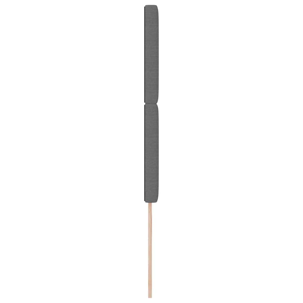 LED glava kreveta Svijetlo siva 100 cm Kordura tekstil