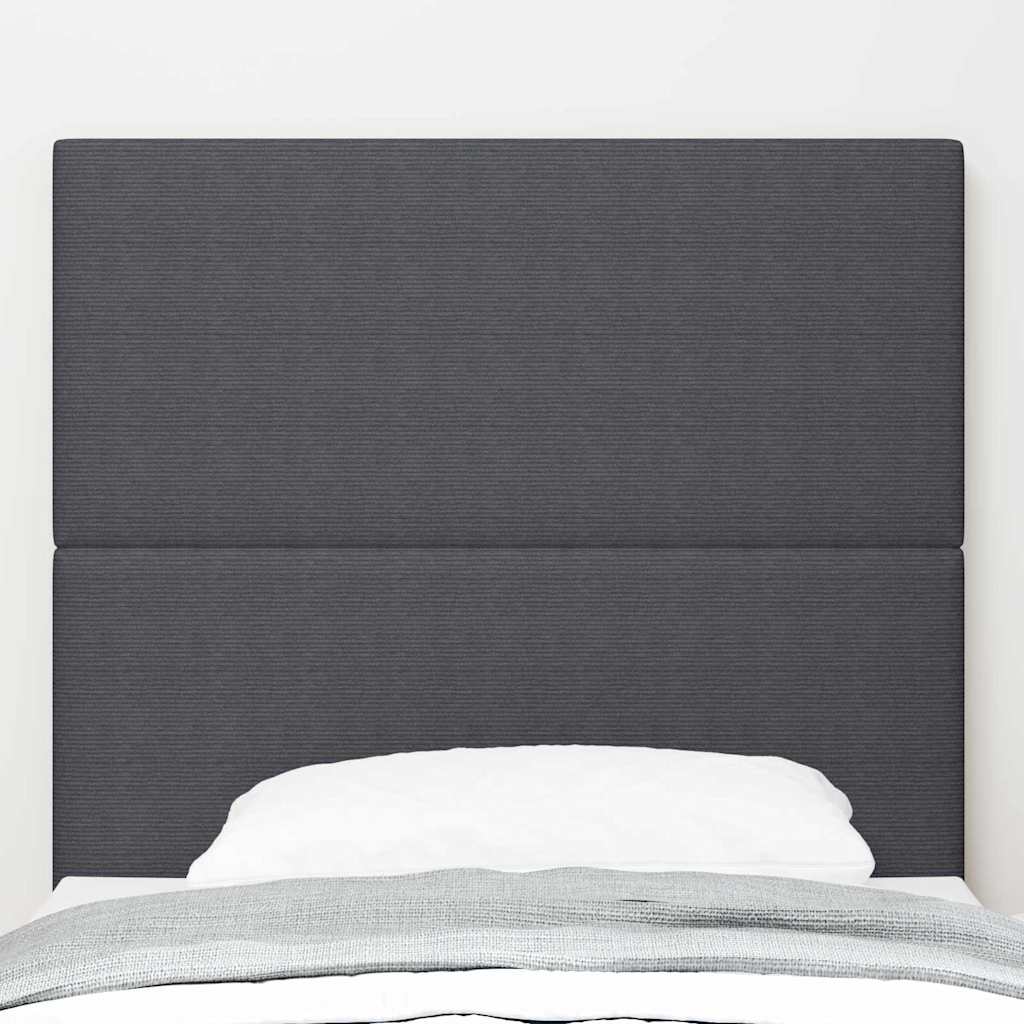 LED glava kreveta Tamno siva 100 cm Kordura tekstil