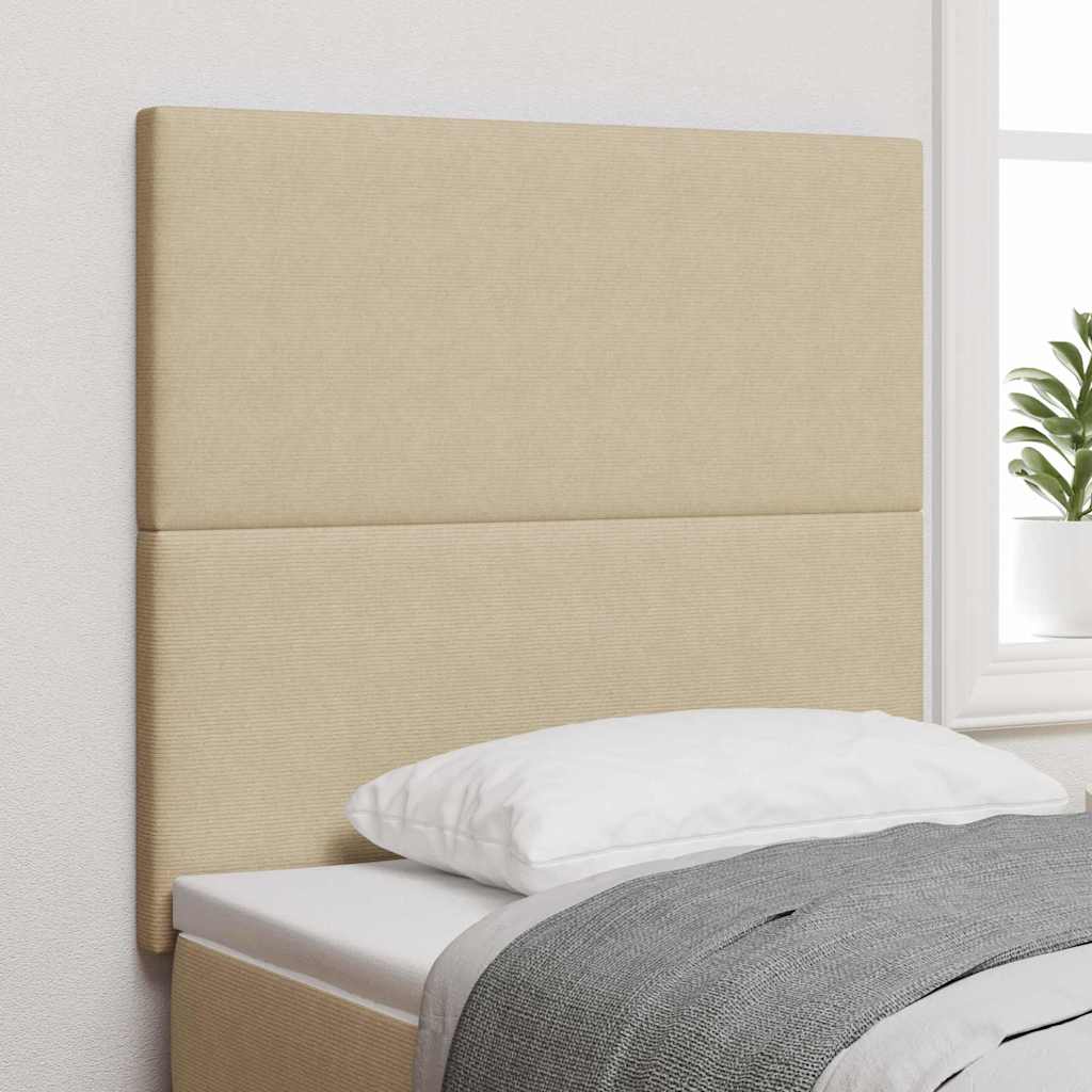 LED glava kreveta Siva zelena 100 cm Kordura tekstil