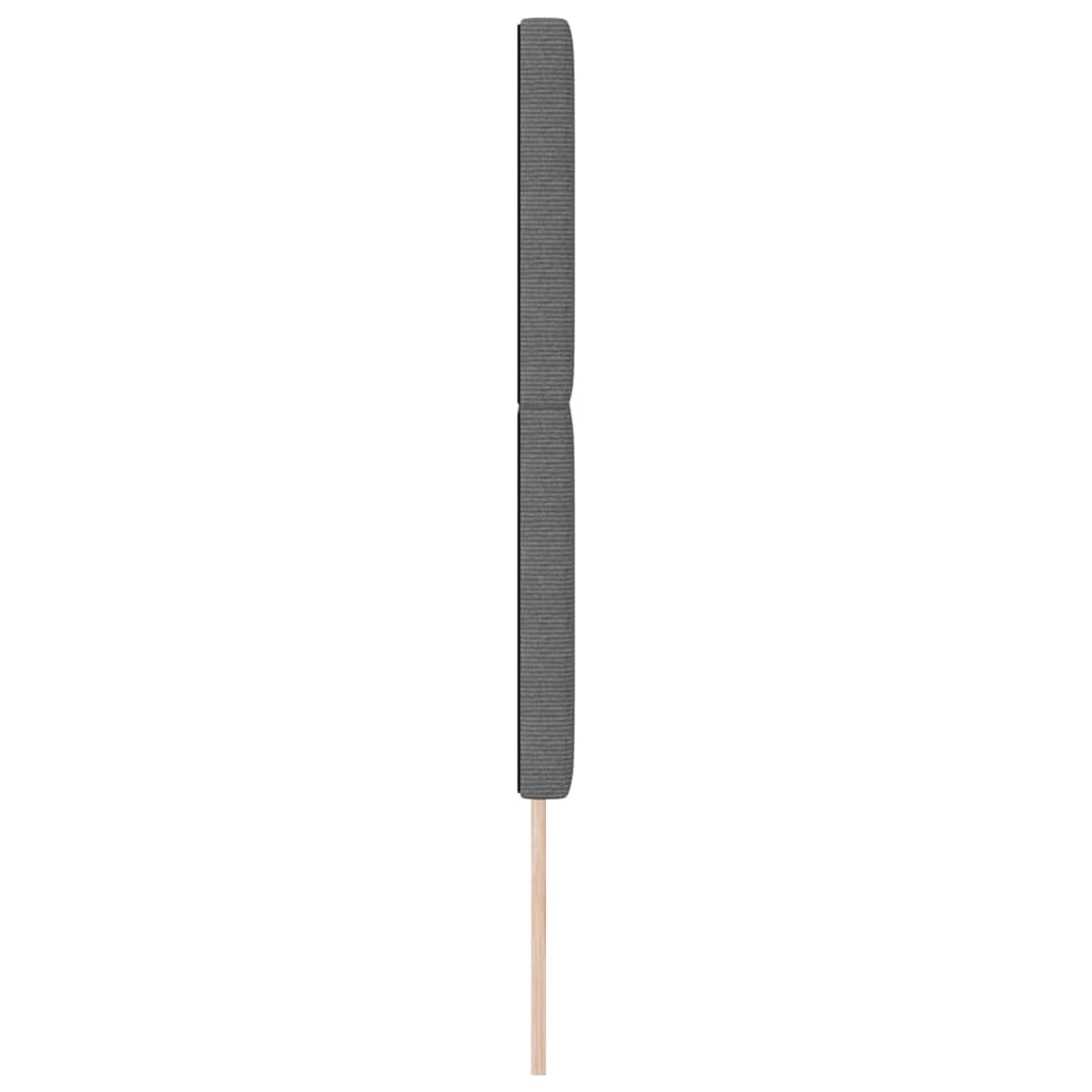LED glava kreveta Svijetlo siva 144 cm Kordura tekstil