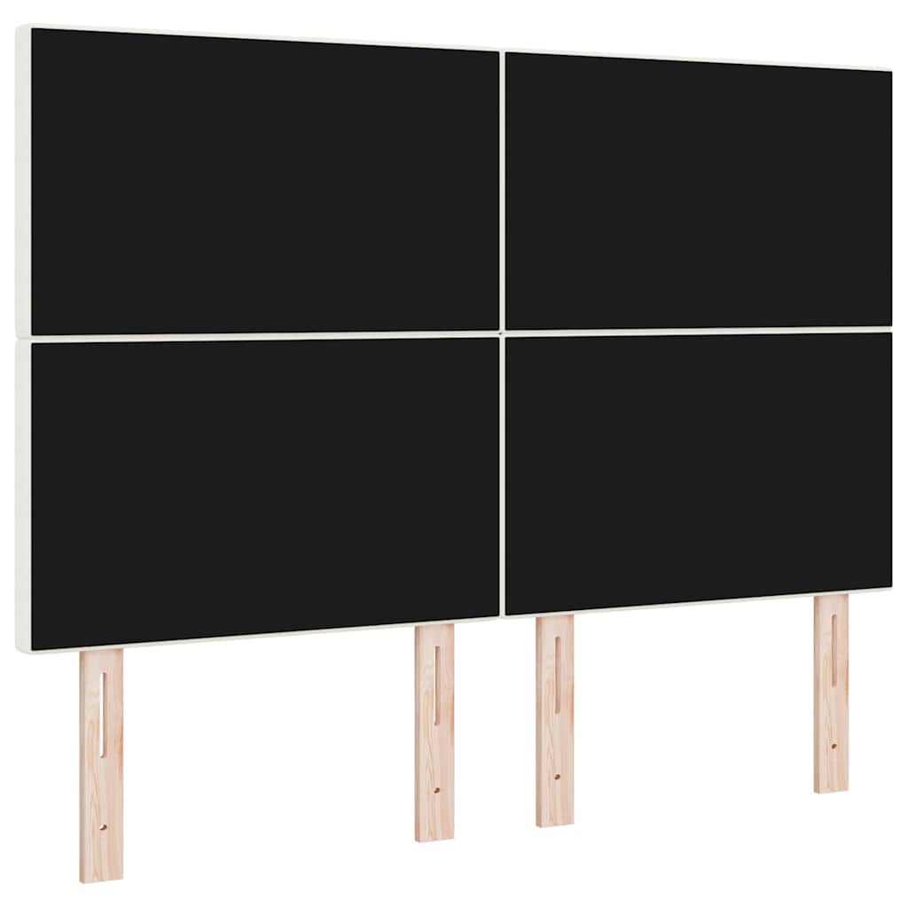 LED glava kreveta s LED trakama Krema 144 cm Kordura tekstil