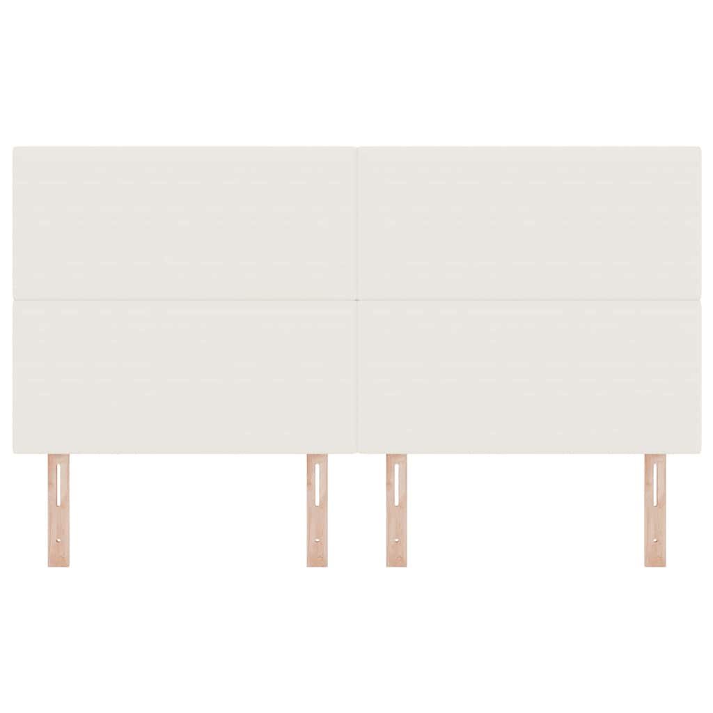 LED glava kreveta s LED trakama Krema 180 cm Kordura tekstil