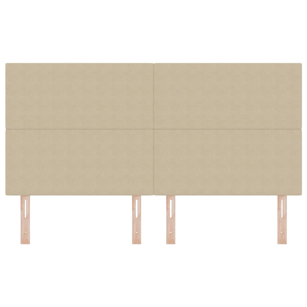 LED glava kreveta Siva zelena 180 cm Kordura tekstil