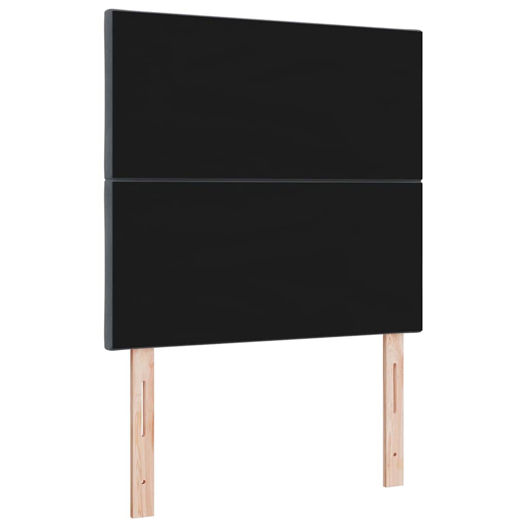 LED glava kreveta Tamno siva 90 cm Baršun