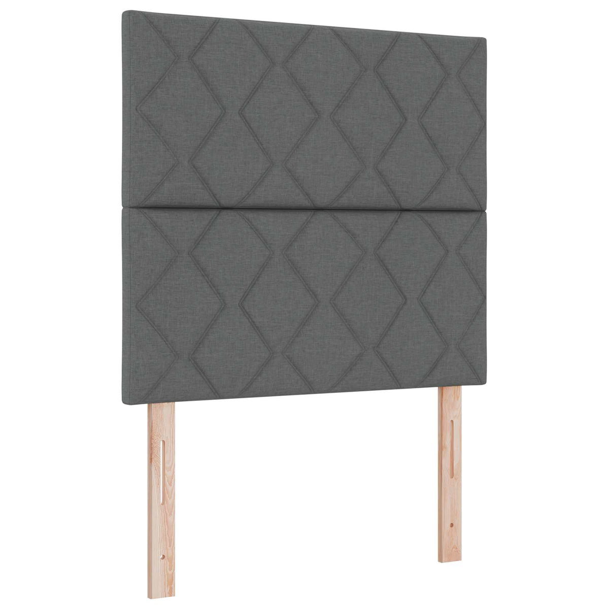 LED glava kreveta Sivi 100 cm tkanina