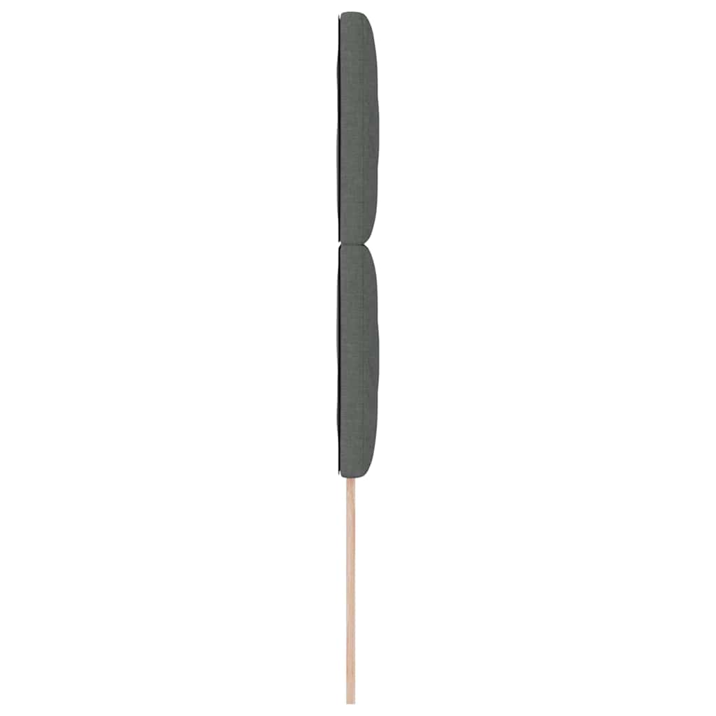 LED glava kreveta Sivi 100 cm tkanina