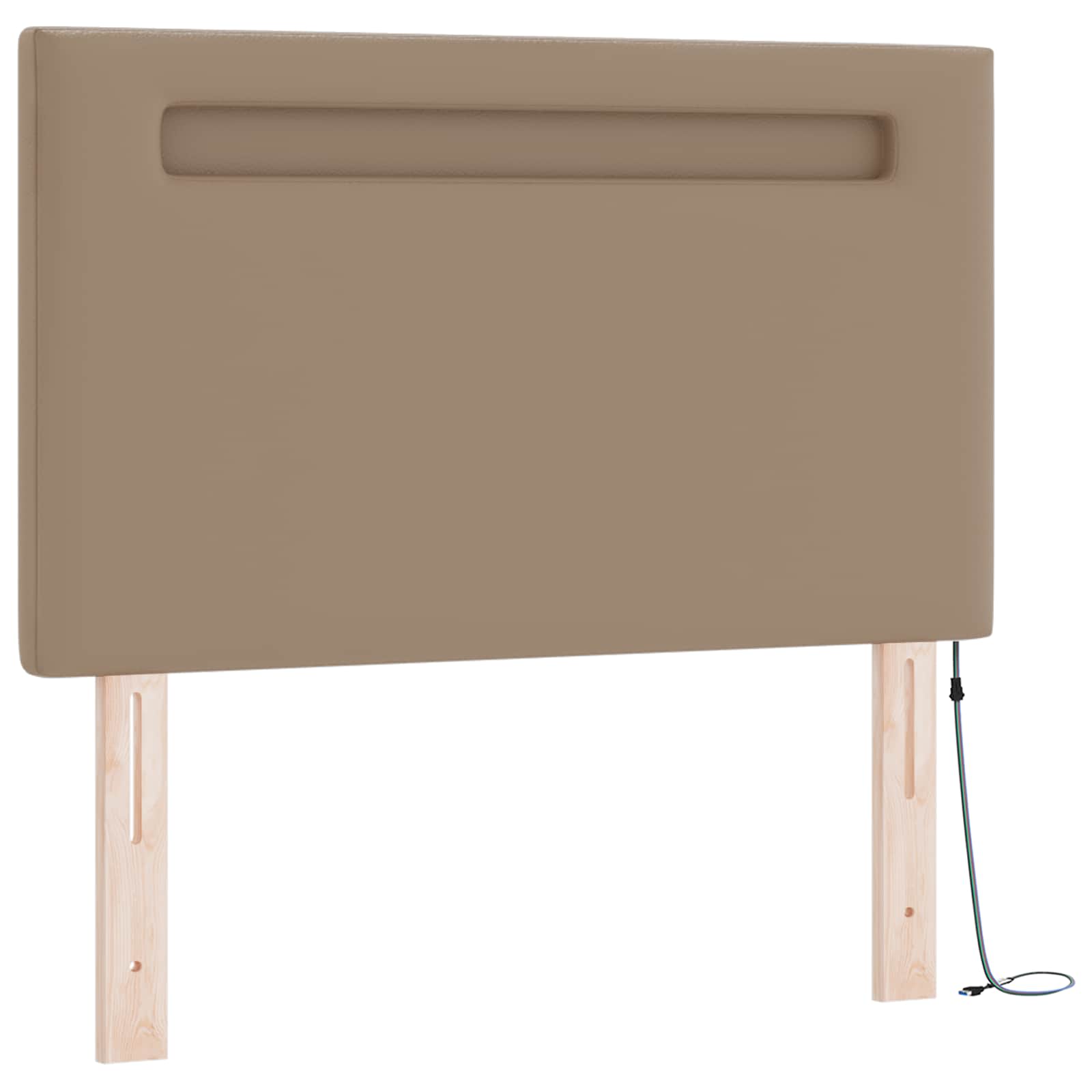 Krevet s opruga kutije Boja cappuccina 90 x 200 cm Umjetna koža