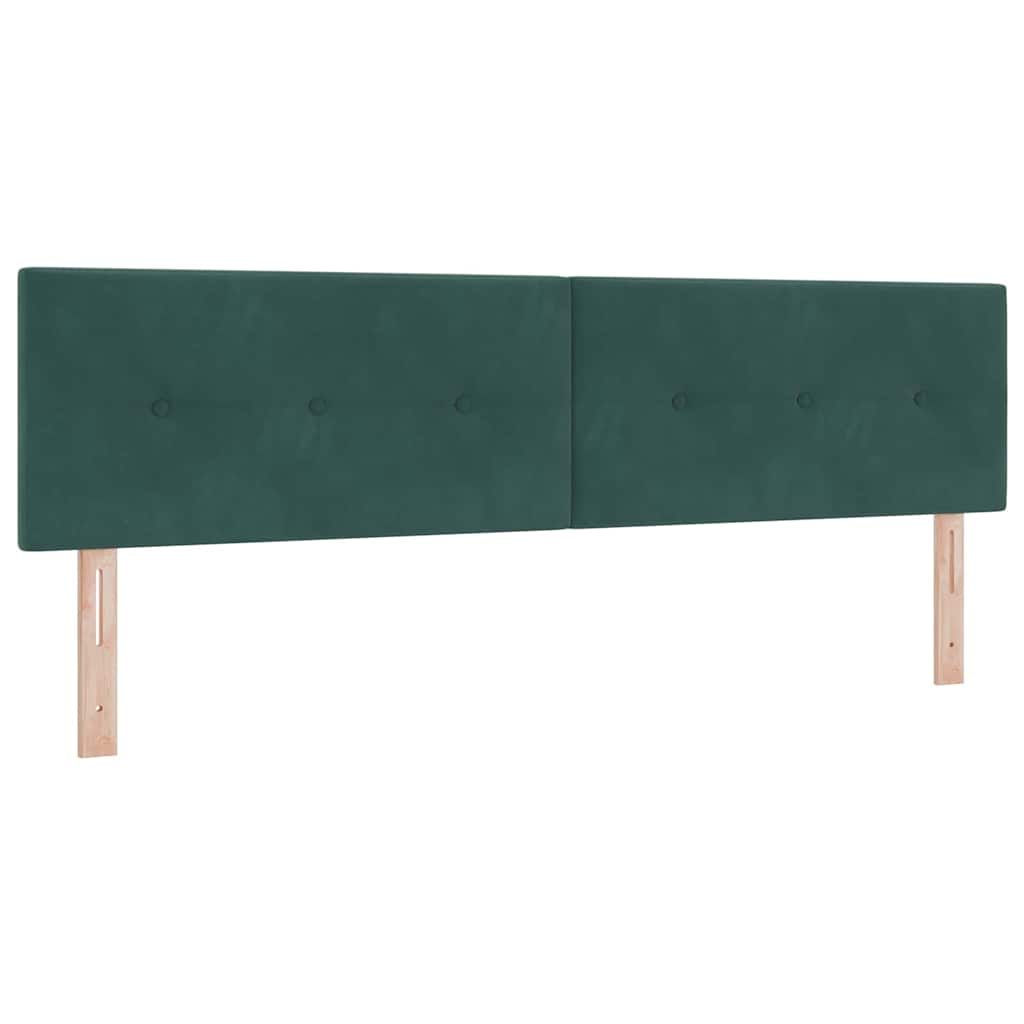 Krevet s opruga kutije Tamnozelena 180 x 200 cm Baršun