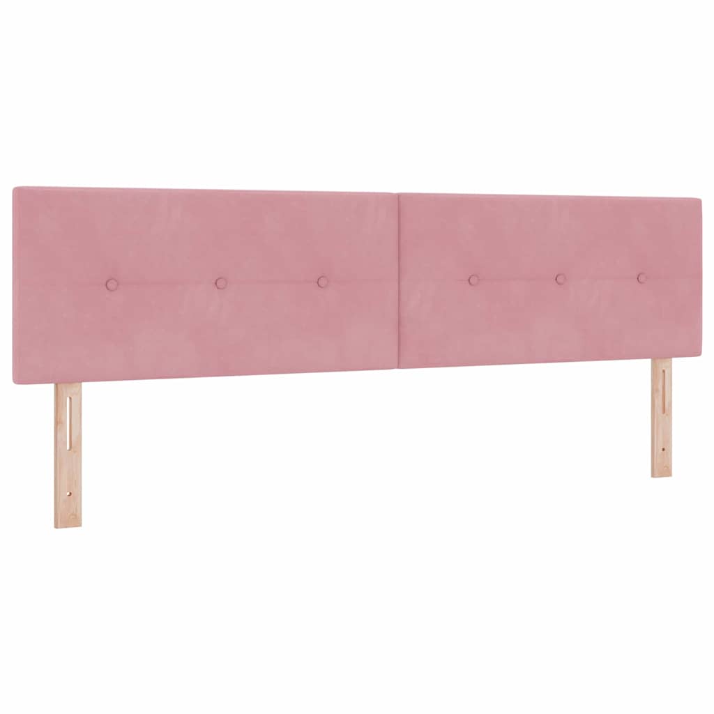 Krevet s opruga kutije Ružičasta 180 x 200 cm Baršun