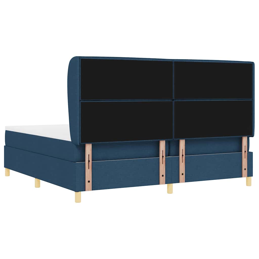 Podna opruga s madracem Tamno siva 90x190 cm Plava 200 x 200 cm