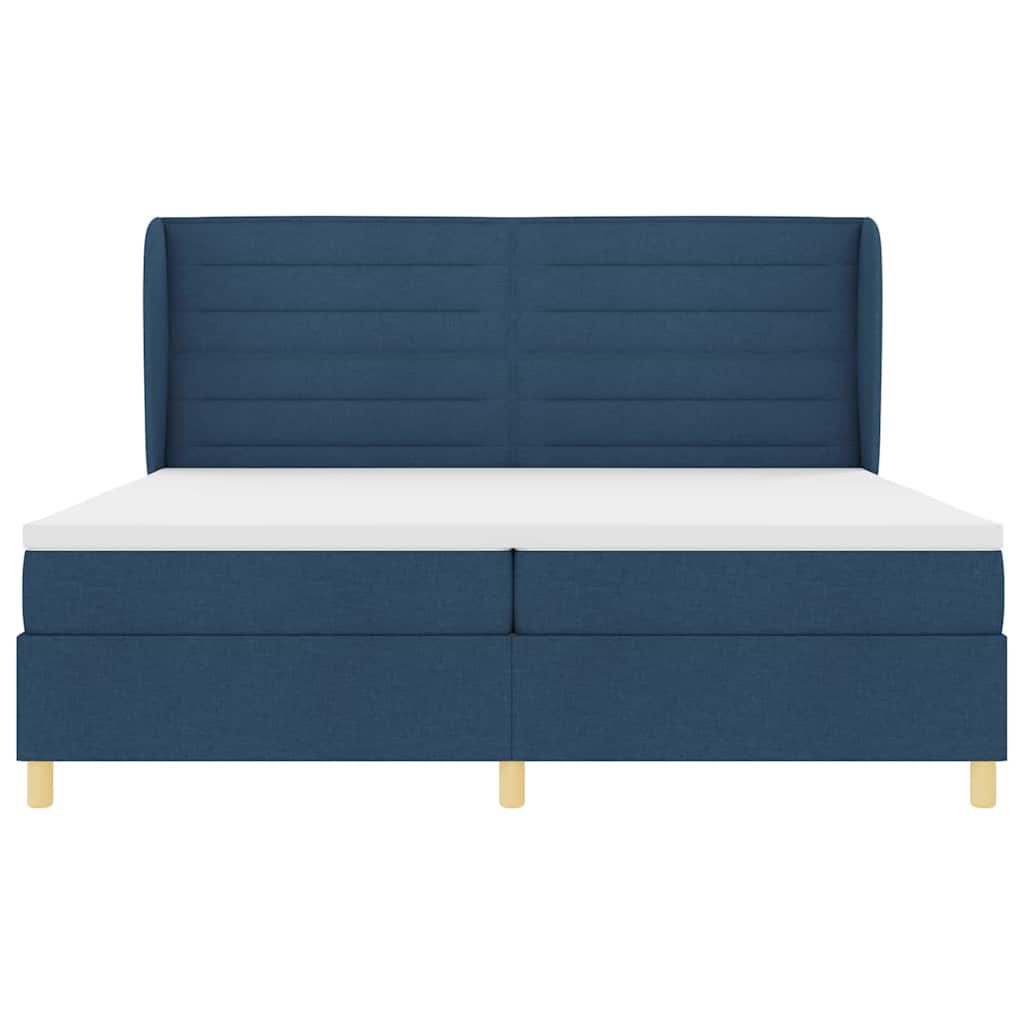 Podna opruga s madracem Tamno siva 90x190 cm Plava 200 x 200 cm