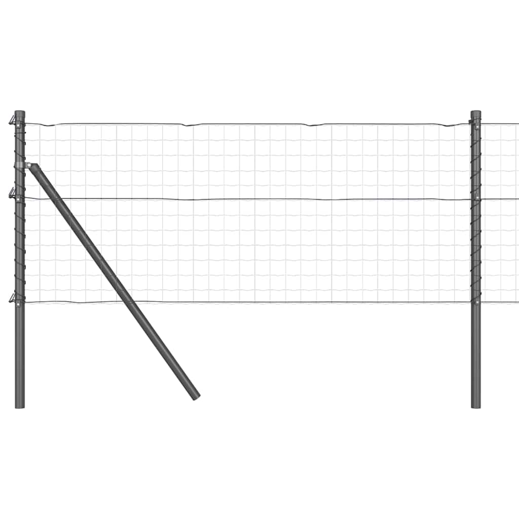 Stup za ogradu 52 pcs Siva 3,2 x 3,2 x 80 cm