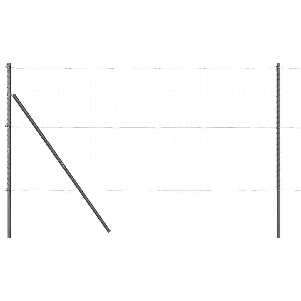 Stup za ogradu 26 pcs Siva 3,2 x 3,2 x 190 cm