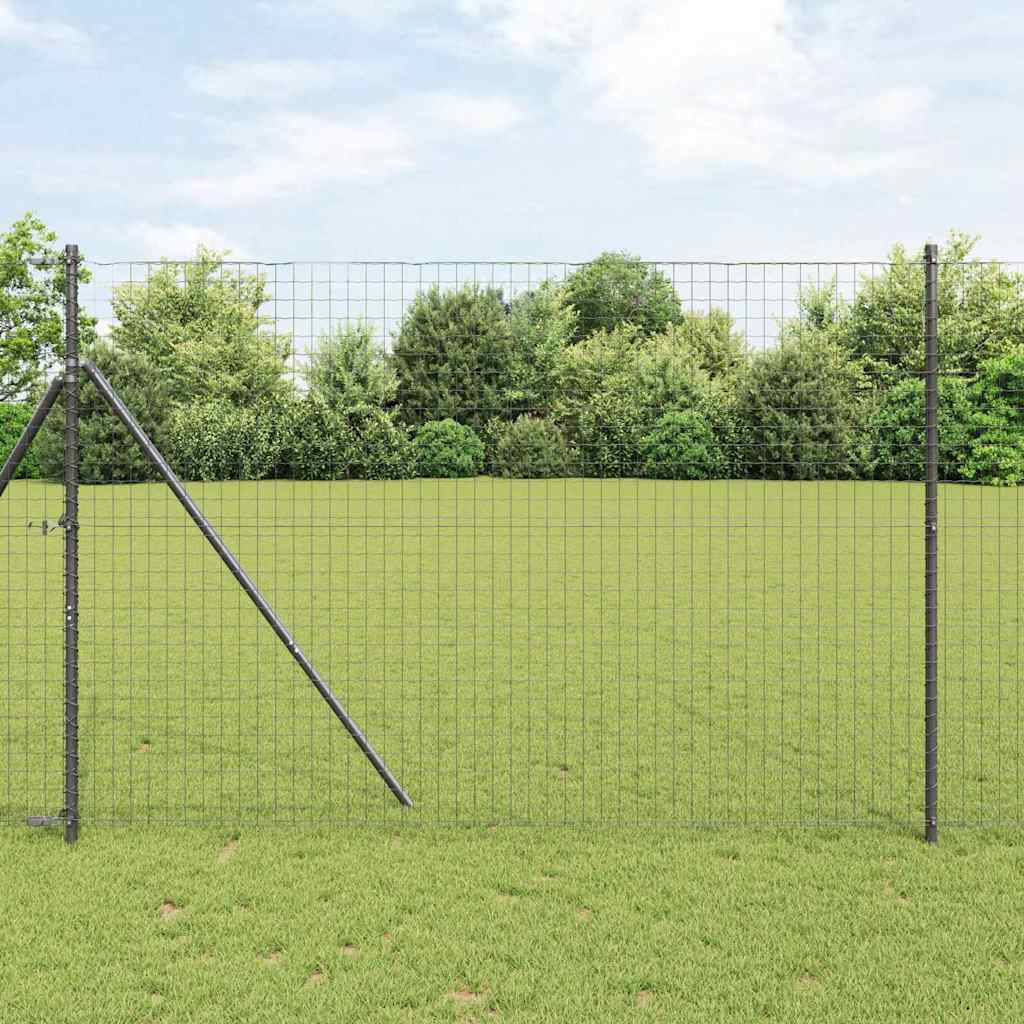Stup za ogradu 26 pcs Siva 3,2 x 3,2 x 210 cm