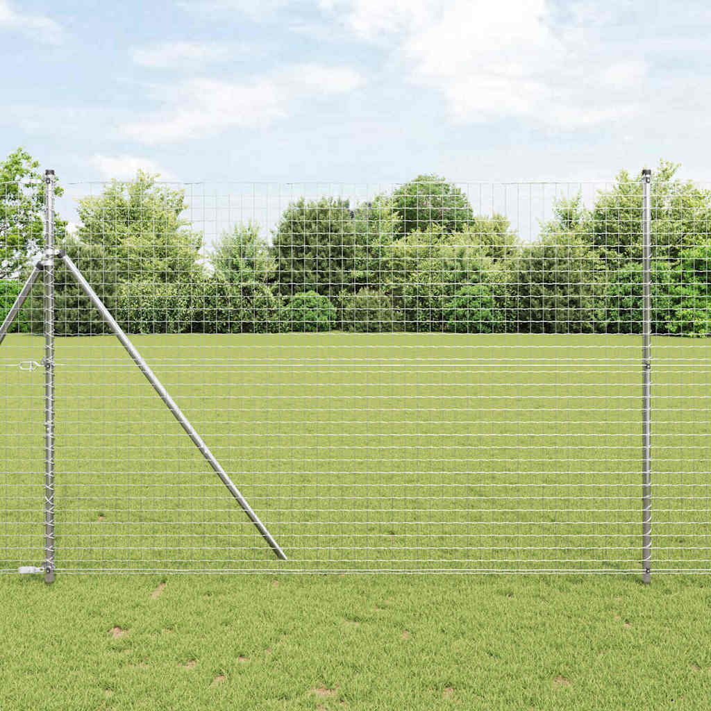 Stup za ogradu 52 pcs Siva 3,2 x 3,2 x 200 cm
