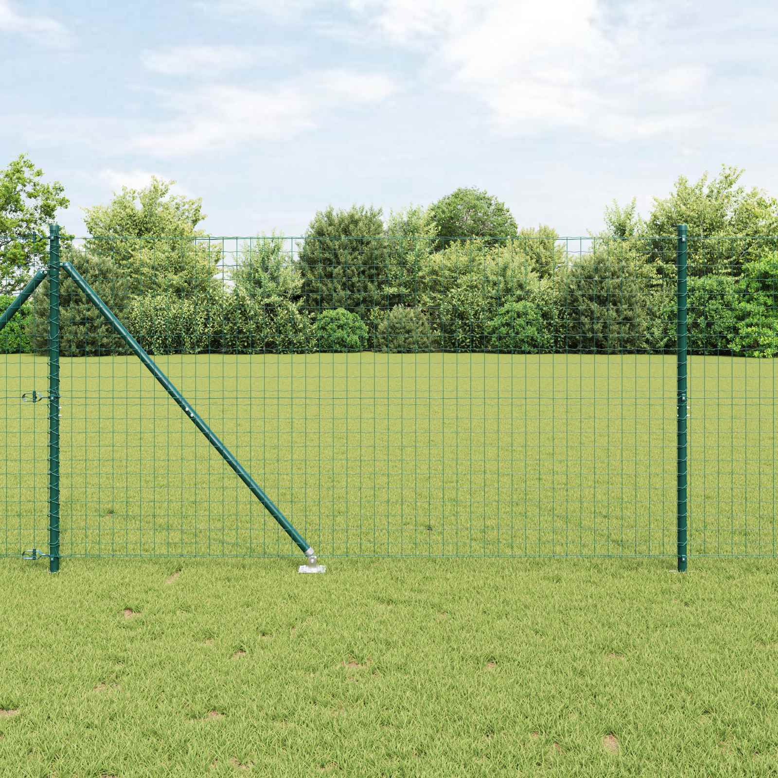 Stup za ogradu 52 pcs Siva 3,2 x 3,2 x 205 cm