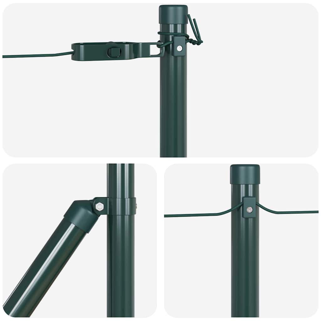 Stup za ogradu 26 pcs Siva 3,2 x 3,2 x 110 cm