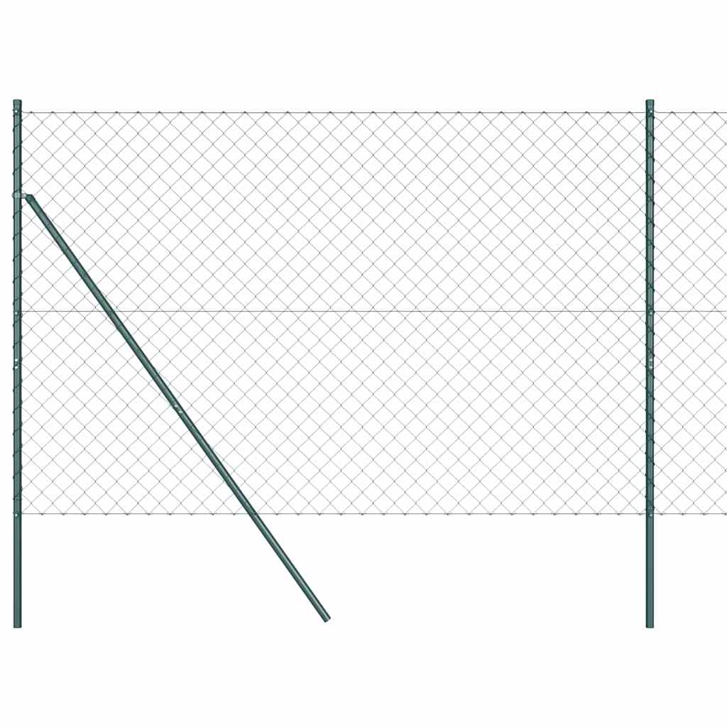 Stup za ogradu Zelena 10 x 1,6 m (60 x 60 mm mreža) Čelik i PVC