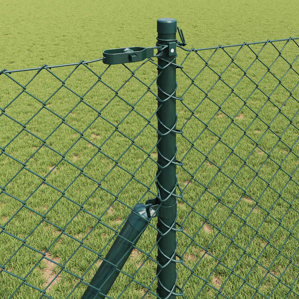 Stup za ogradu Zelena 25 x 1 m (mreža 40 x 40 mm) Čelik i PVC