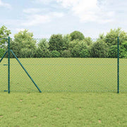Stup za ogradu Zelena 25 x 1 m (mreža 40 x 40 mm) Čelik i PVC
