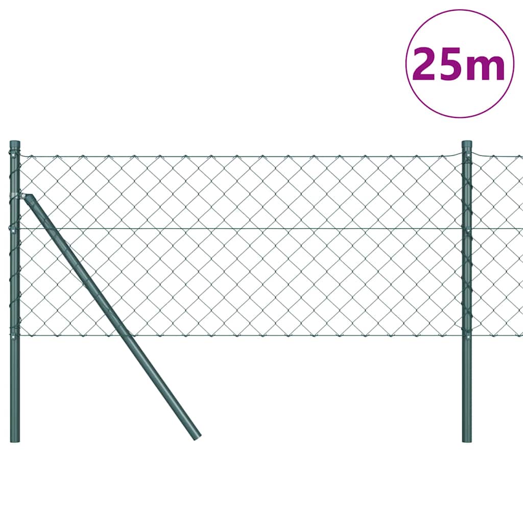 Stup za ogradu Zelena 0,8 x 25 m (mreža 60 x 60 mm) Čelik