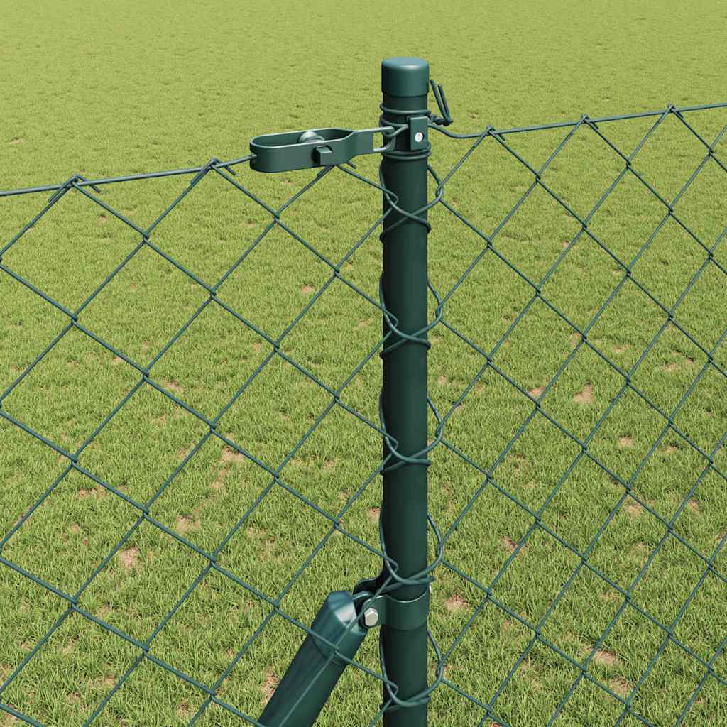 Stup za ogradu Zelena 25 x 1,6 m (60 x 60 mm mreža) Čelik i PVC