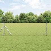 Stup za ogradu Srebrno 25 x 0,4 m (mreža 60 x 60 mm) Čelik