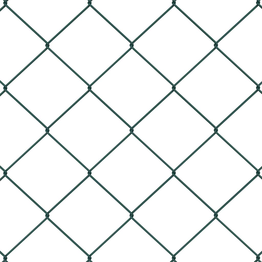 Stup za ogradu Zelena 10 x 1,6 m (60 x 60 mm mreža) Čelik i PVC