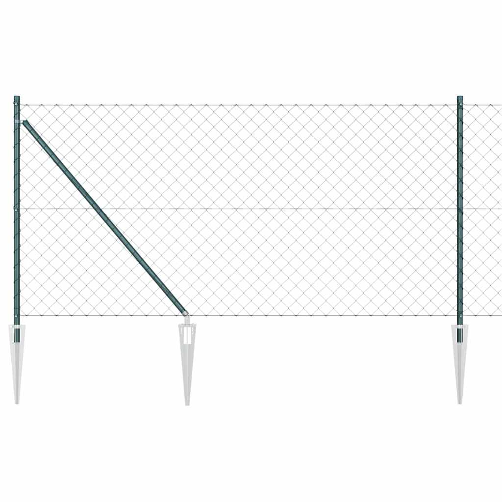 Stup za ogradu Zelena 1 x 25 m (60 x 60 mm mreža) Čelik
