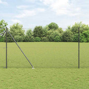 Ograda s lancima i šiljcima 10 x 1,5 m Čelik premazan PVC-om