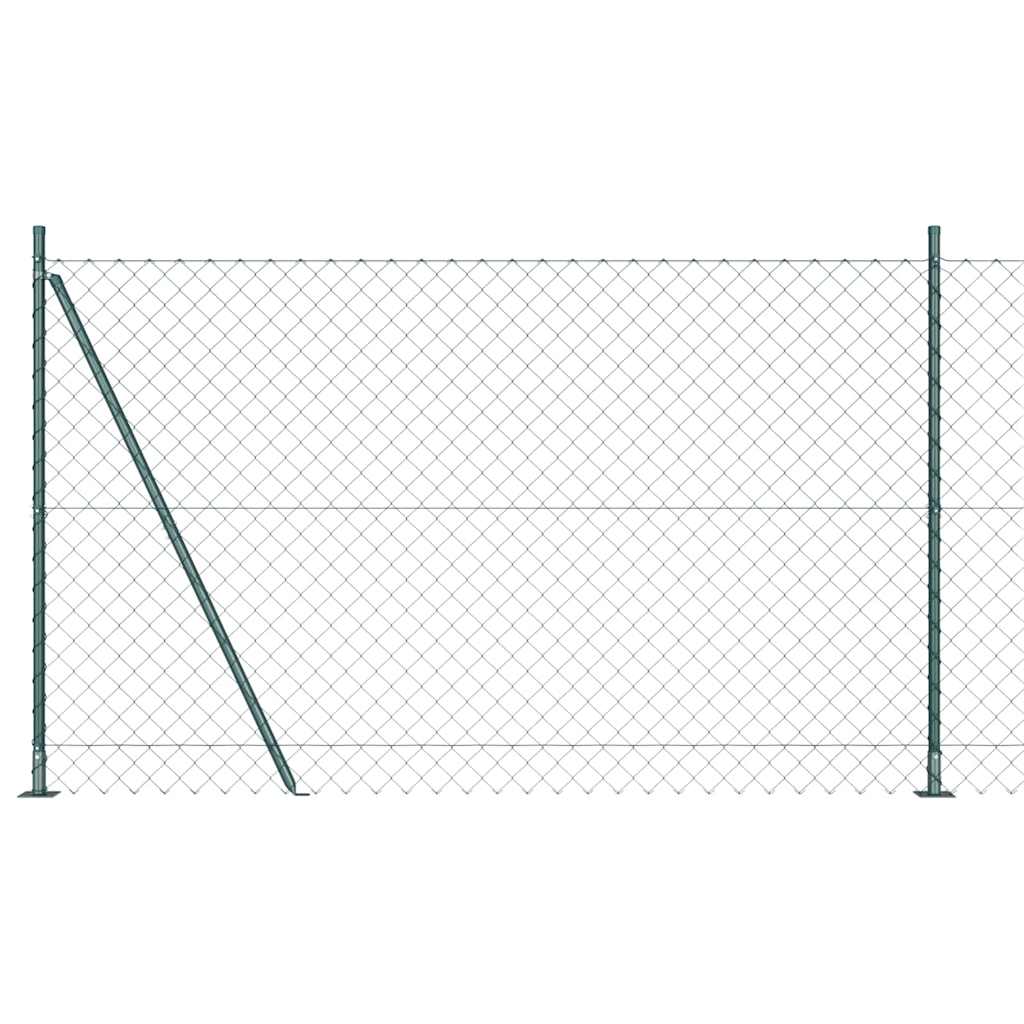 Zavareno žičano ogradno mreža s betonskom podlogom 10 x 1,6 m