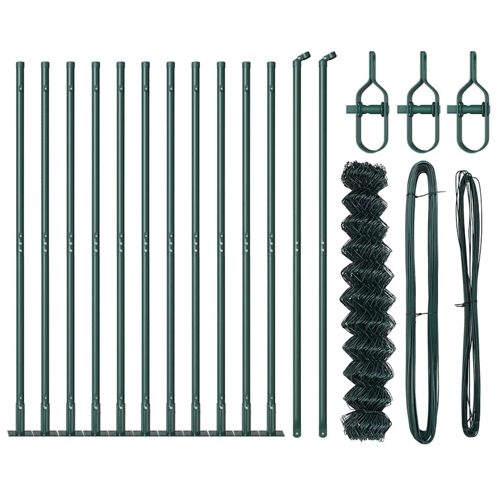 Stup za ogradu Zelena 1 x 25 m (60 x 60 mm mreža) Čelik