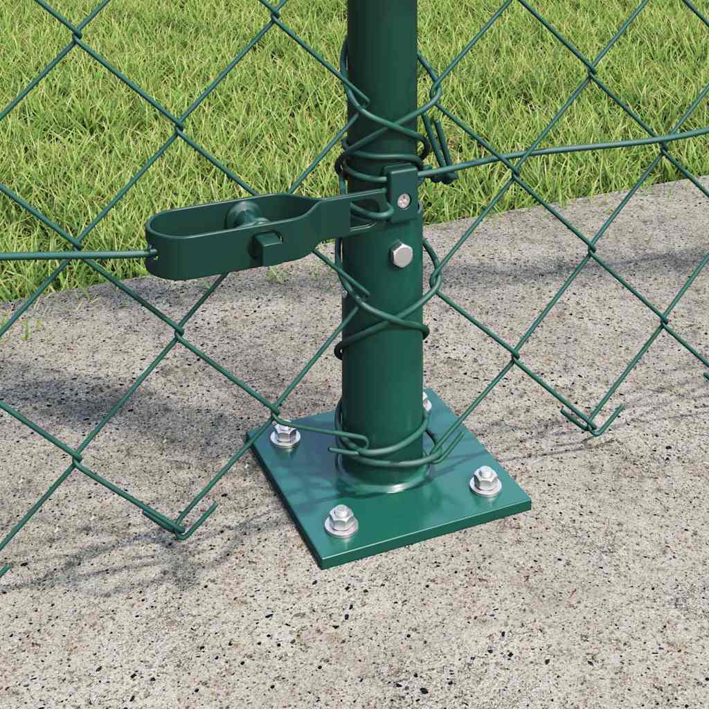 Stup za ogradu Zelena 25 x 1,6 m (60 x 60 mm mreža) Čelik i PVC