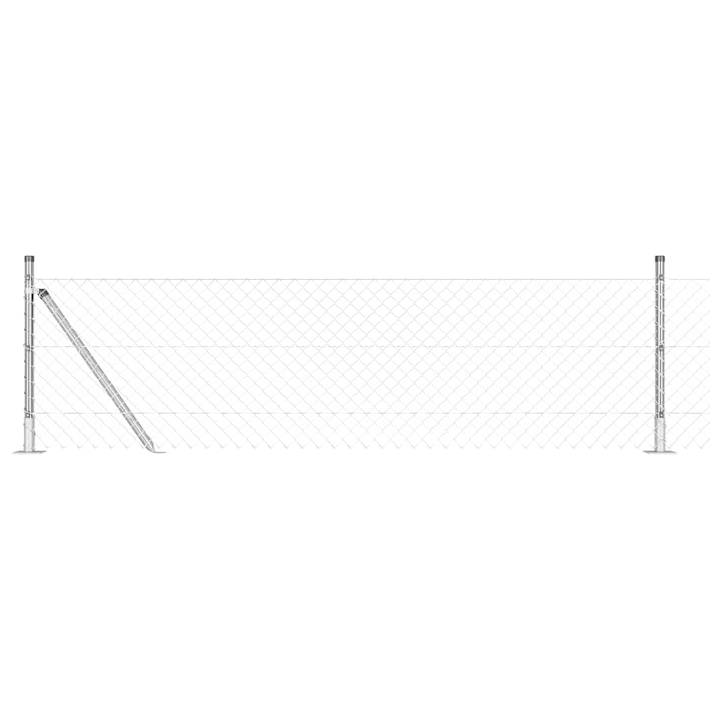 Zavareno žičano ogradno mreža s betonskom podlogom 10 x 0,4 m