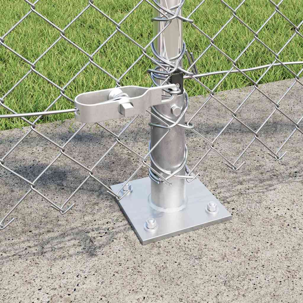 Stup za ogradu Srebrno 10 x 1,2 m (40 x 40 mm mrežica) Čelik