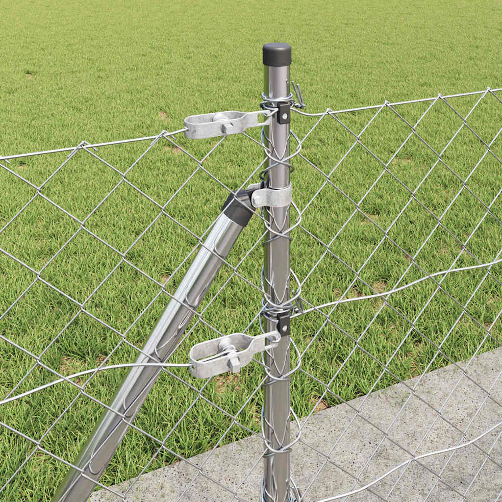 Zavareno žičano ogradno mreža s betonskom podlogom 10 x 0,4 m