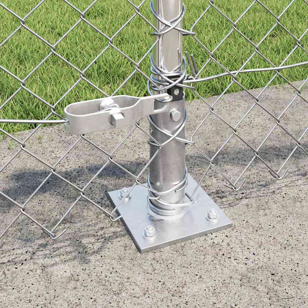 Stup za ogradu Srebrno 25 x 0,6 m (40 x 40 mm mreža) Čelik