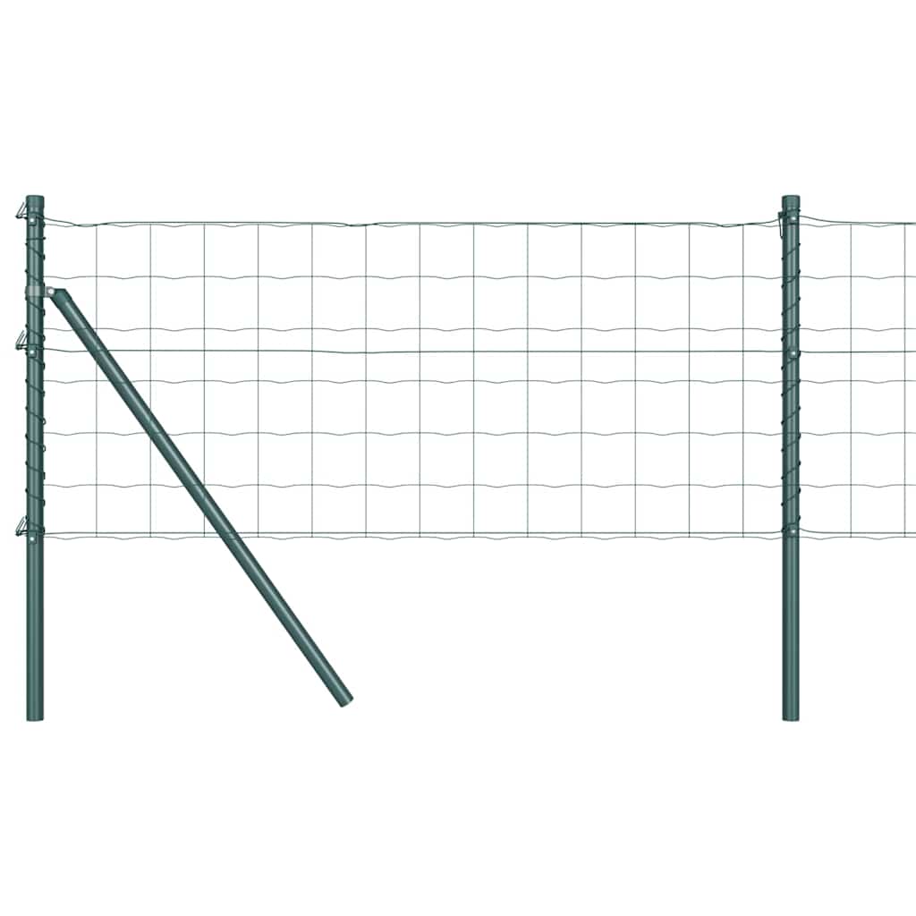 Euro Ograđivanje Ukop 25 x 0,6 m Čelik premazan PVC-om Zelena