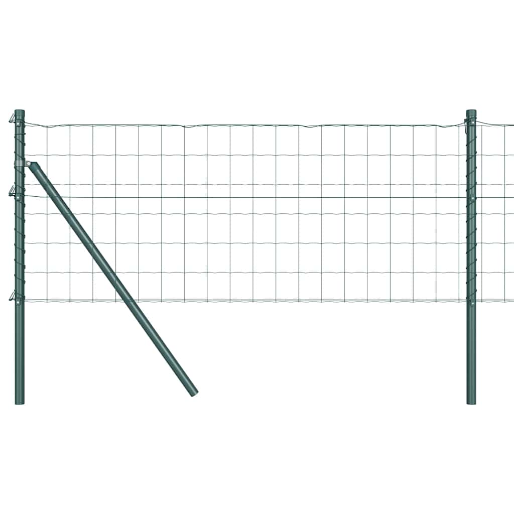 Euro Ograđivanje Ukop 50 x 0,4 m Čelik premazan PVC-om Zelena