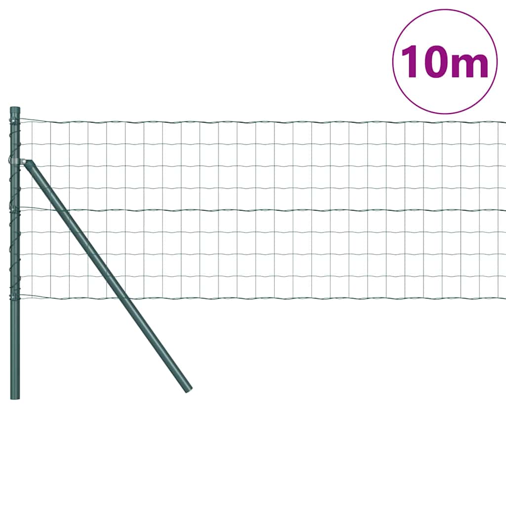 Euro Ograđivanje Ukop 10 x 0,4 m Čelik premazan PVC-om Zelena