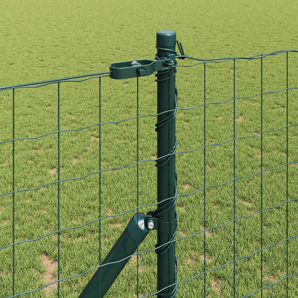 Euro Ograđivanje Ukop 25 x 1,2 m Čelik premazan PVC-om Zelena