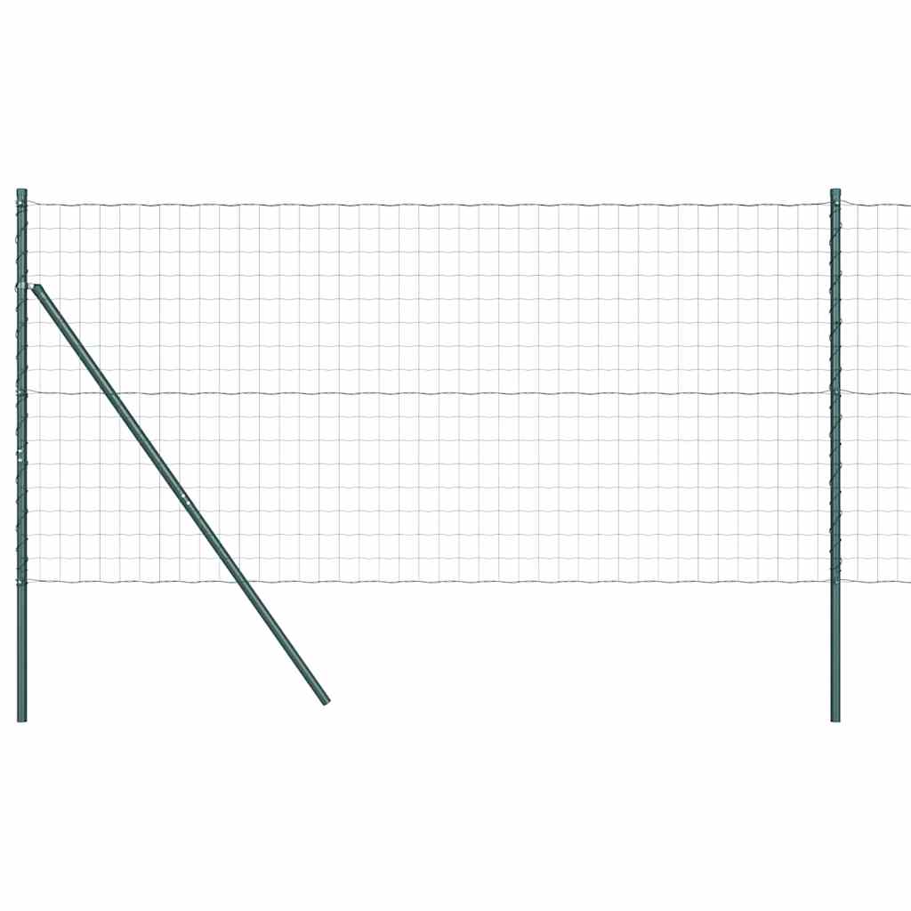 Euro Ograđivanje Ukop 25 x 1,2 m Čelik premazan PVC-om Zelena