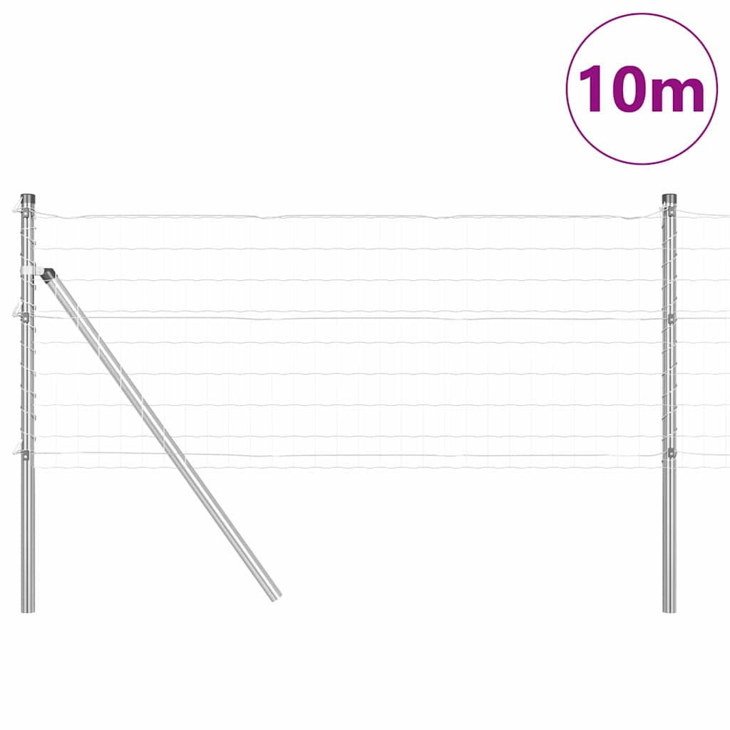 Temeljna zavarena žičana ograda 10 x 0,8 m (Š x V)