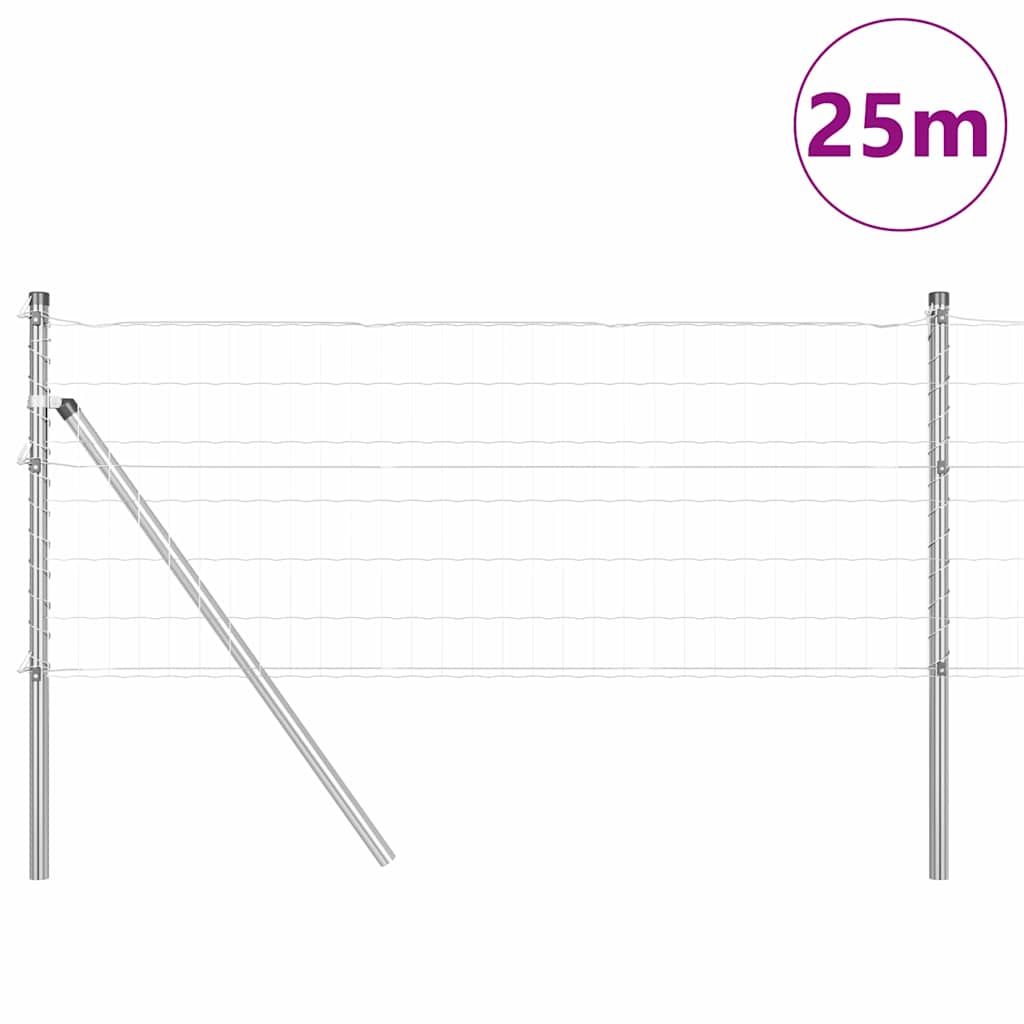 Temeljna zavarena žičana ograda 25 x 0,8 m (Š x V)